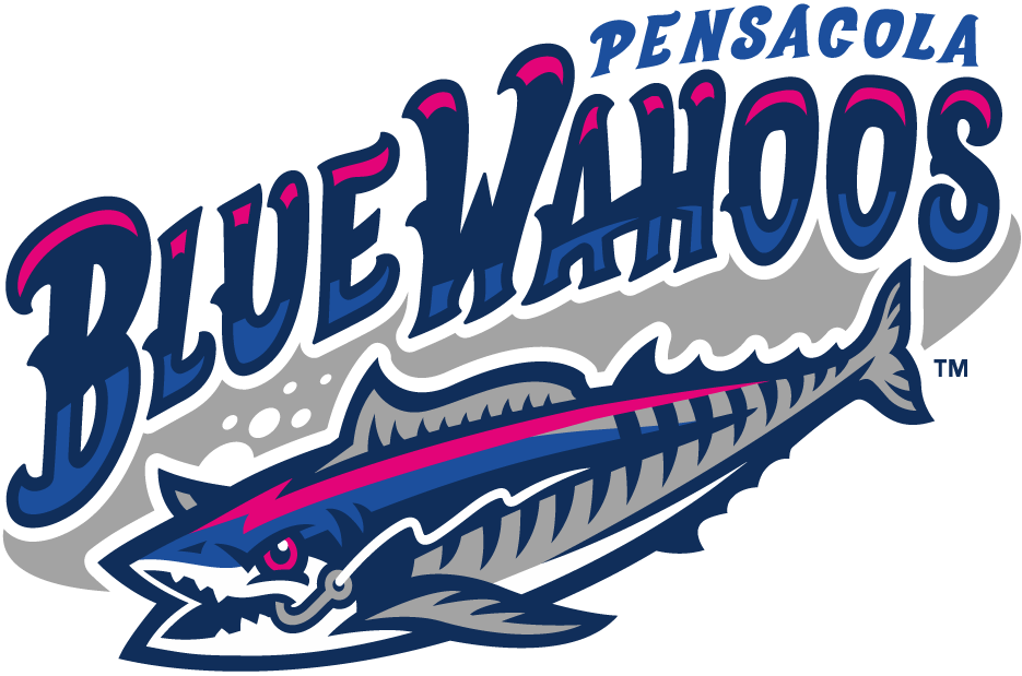 Pensacola Blue Wahoos 2012-Pres Primary Logo vinyl decal